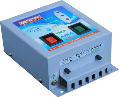 ALPHA TECHNO PRODUCT Semi Automatic Water Tank Overflow Controller Wired Sensor Security System