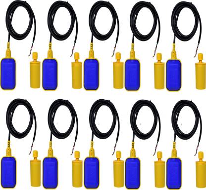 AMPEREUS Float switch sensor for R.o Plant ( floaty water level control PACK OF 10 ) Wired Sensor Security System