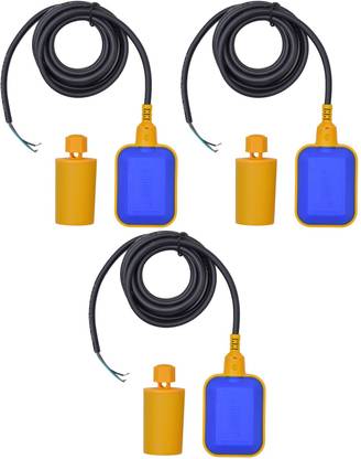 Filmax Float Switch Sensor With 3M Wire | Water Level Control for Pump (Pack of 3) Wired Sensor Security System