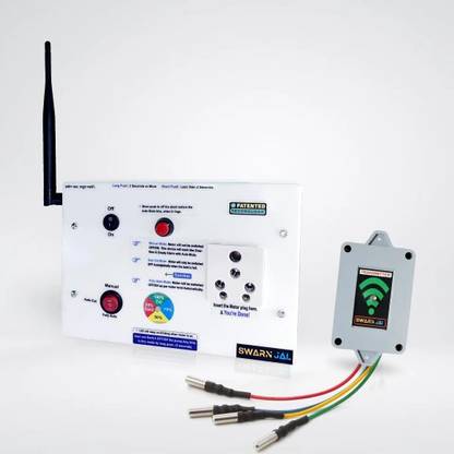 Swarnjal Wireless Water Level Controller with 4 Level Indicator, 2-5 Km / 50 Floors Wireless Sensor Security System