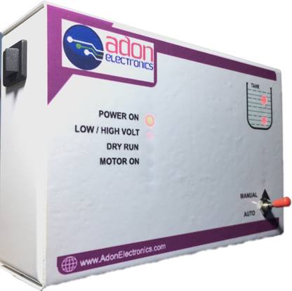 Adon Fully Automatic Water Level Controller for Motor Pump Operated by Starter - Tank only Wired Sensor Security System