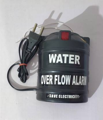 IPSIMPACT Water Overflow Alarm/Siren Black For Water Tanks With Human Voice Wired Sensor Security System