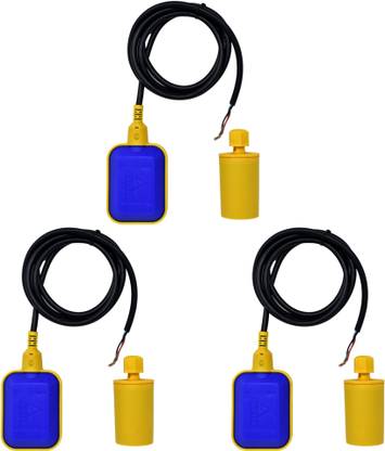 AMPEREUS Water Tank Float Switch Sensor | Water Level Control Float Switch For Pump Water Wired Sensor Security System