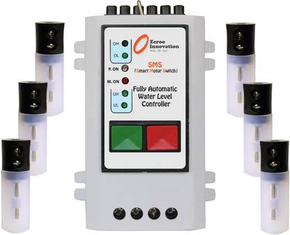 Zeroo Innovation Fully Automatic Double Tank Water Level Controller Wired Sensor Security System