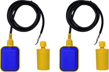 AMPEREUS Float Switch for Accurate Tank Water Level Sensor with 3 Meter Wire (Pack of 2) Wired Sensor Security System