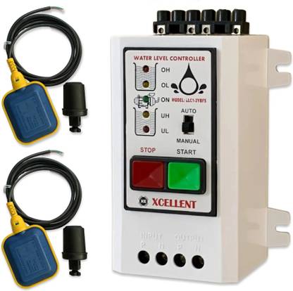 XM-INDIA Automatic water level controller with 2 cable float switch sensors Wired Sensor Security System
