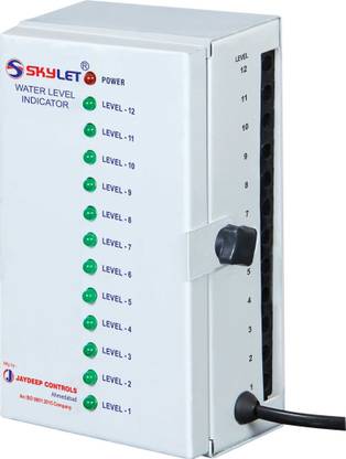 SKYLET WLC-112 Water Level Indicator, Overhead Tank Indicator, Led Indicator for Tank Water, Water Level Display Wired Sensor Security System