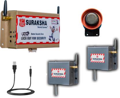 suraksha Advance Multi Wireless Security System for Two Shutter Wireless Sensor Security System