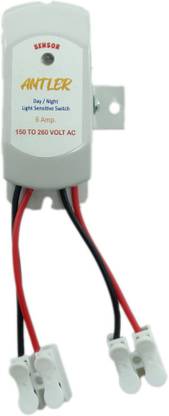 ANTLER&CO. Day/Night On and Off LDR Sensor 6 Amp Switch For lighting (Water proof) LIDAR Laser Range Finders