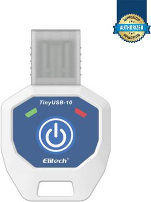 Elitech Tiny USB Single Use Temperature Datalogger Pack of 10 - Temperature & Humidity Sensor