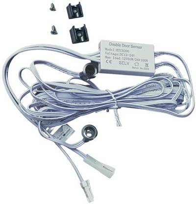 BlackT ElectroTech Blackt Electrotech BT02DC 12/24 DC IR Sensor for Double Door Cabinet, Automatic IR Sensors