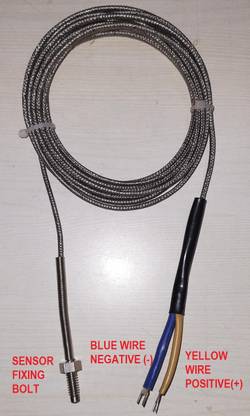 RISARYA BOLT FIXED- J TYPE SENSOR WTH 4MM X 0.5" AND 3M WIRE (0-600 °C) ,±2 °C,1PCS Temperature & Humidity Sensor
