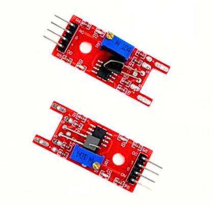 Yellow Tommy Metal Touch Sensor Module (Pack of 2) – Digital Touch Detection Switch Metal Detector Sensor