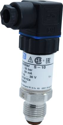 Wika S10 Pressure Transmitter|Range : 0 to10 Bar - Pressure Sensor