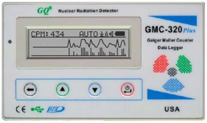 GQ Electronics GMC-320Plus Radiation Detector - Magnetometer Sensor