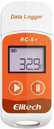 Elitech RC-5+ Reusable USB Temperature Data logger with Auto PDF Report Temperature & Humidity Sensor