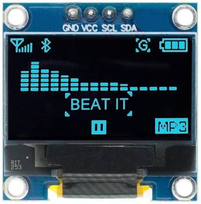 NexElectronic 0.96? OLED Display Module 128×64 Blue Encoder Sensor