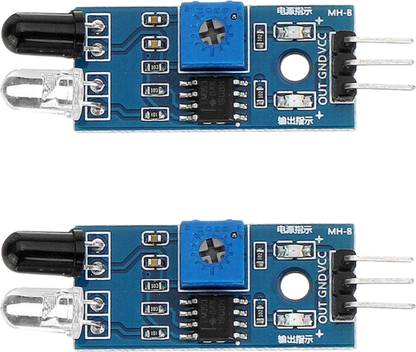 Ziobotics IR Infrared Obstacle Avoidance Sensor Module – Pack of 2 for Arduino IR Sensors