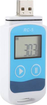 MxRady HSETIN USB Portable RC-5B Temperature Data Logger, Reusable for Refrigerated Trucks Temperature & Humidity Sensor