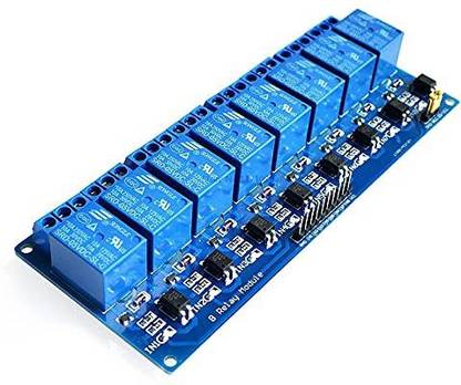 Robotbanao Optocoupler 8-Channel Relay Control Panel Plc 5v Module for Arduino Electronic Components Electronic Hobby Kit