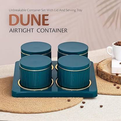 Selvel SELVEL Dune Airtight Dry Fruit Tray - 4 Pieces (450ml) - Container Serving Set