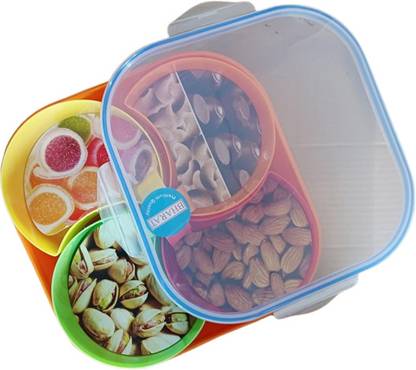 Bharat Fruit-N-Nut Small Orange Container Serving Set