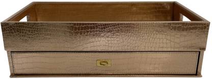 casagold Leather Tray Table with Metal Stand + Serving Tray / Butler Tray Table with Tray Tray Serving Set