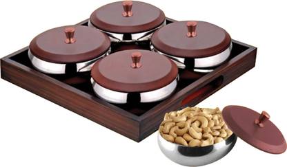 POGON Square Snack Serving Set, Serving Bowl, Tray Serving Set