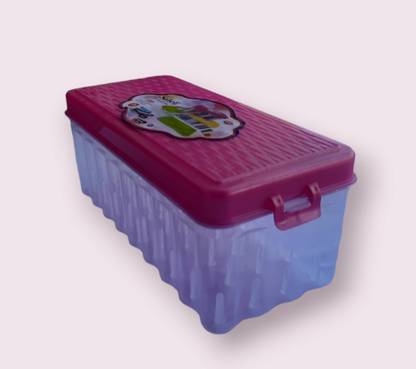 two brothers Sewing Threads box for Storage (36 reels Capacity) Color as per Availability Sewing Kit
