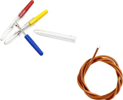 Kunfaya Combo Of 3 Seam Ripper + 1 Machine Leather Belt Sewing Kit