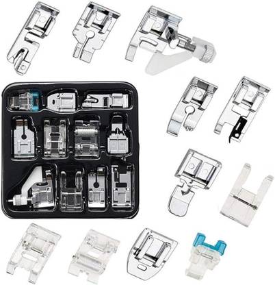 Golden Bull SEW SOLUTION 11pcs Multifunctional Sewing Machine Presser Foot Kit – Sewing Kit