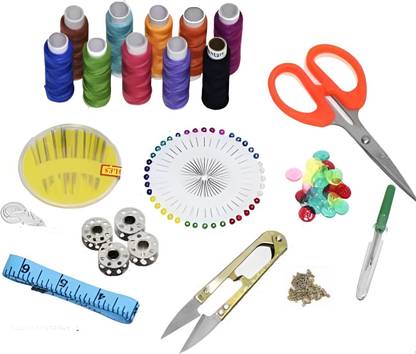 DECRONICS Tailoring Sewing Kit Material Include 11 Items Sewing Kit