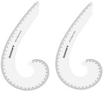 Mancloem Hard Plastic Scale- Set of 2 Armhole Curve Scale Sewing/Tailoring Material Sewing Kit