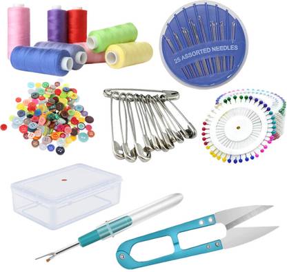 DECRONICS Sewing Accessories, Tailoring & Embroidery Supplies, Sewing Items, (KT118) Sewing Kit