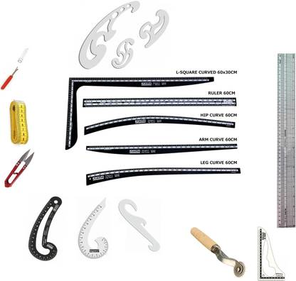 Kitoarts Tailoring Scales,Tailoring Tools,Tailoring Accessories,Tailoring Material (17) Sewing Kit