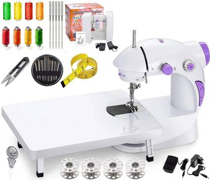 Kiwilon Sewing Machine for Home Tailoring, Extension Table, Foot Pedal, Adapter, And Kit Electric Sewing Machine