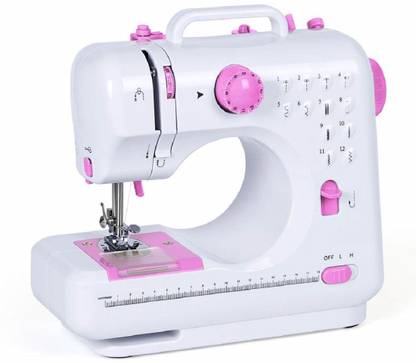 Aravli Portable Sewing Machine for Beginners, Foot Pedal Overlock Household Sewing Tool Electric Sewing Machine