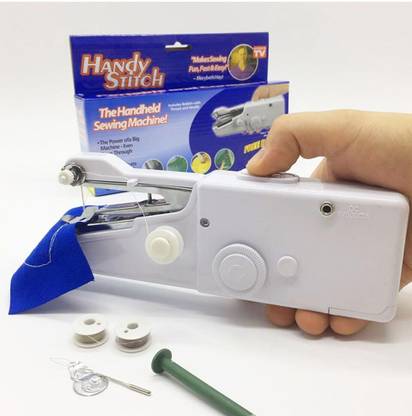 Lusche Portable Mini Sewing Machine Hand Non Electric Small Travel Stitching Silai Home Stapler Sewing Machine