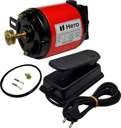 Phynix HEROPro SEWING MACHINE MOTOR Set (FULL COPPER WINDING)for Industrial & Domestic Electric Sewing Machine