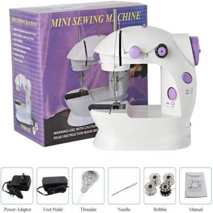 Totu Mini Portable Hand Sewing Machine For Silai Tailoring Home Use (1 Year Warranty) Electric Sewing Machine