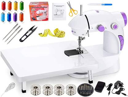 Kiwilon Sewing Machine For Home Tailoring With Extension Table And Sewing Kit Electric Sewing Machine
