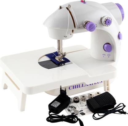 CHILLAXPLUS Sewing Machine for Home with Table, Silai Machine , Mini Sewing Machine Electric Sewing Machine