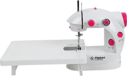 Flipkart SmartBuy Portable Mini Sewing Machine with Extension Table And Sewing Kit, Dual Speed Electric Sewing Machine