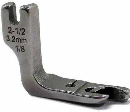 LYSOO 1/8 (3.2MM) Hemmer Presser Foot for Single Needle Flat Bed Machine Rolled Hem Foot for Industrial Sewing Machine with High Shank