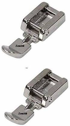 ZENITH Narrow Zipper Foot Stitch for All Automatic Sewing Machines Pressure Feet for Singer Brother Usha with Low Shank