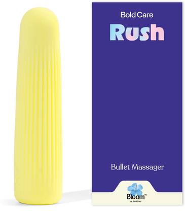 Bloom Bullet Personal Massager | Rechargeable | Muscle Relief & Relaxation | Compact Massager