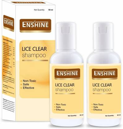 Enshine Lice Clear Shampoo with Neem, Anti-Lice Shampoo | Pack of 2, 50ml Each