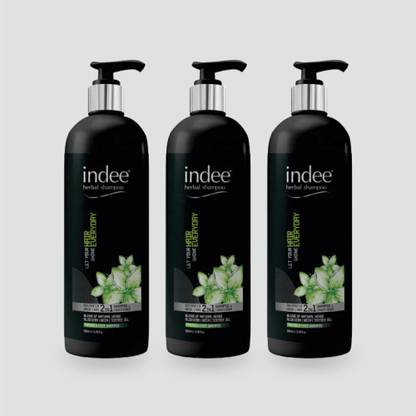 Indee Herbal Shampoo + Conditioner | Strengthening & Scalp Refresh