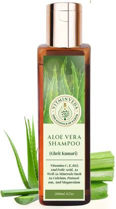 VITMINVEDA Pure Natural Aloe Vera Shampoo with Glycerin for Heavy Dandruff