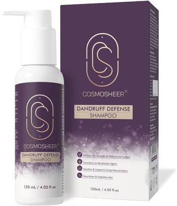 CosmoSheer Dandruff Defense Shampoo | Piroctone Olamine, 2% Salicylic Acid & Glycerin